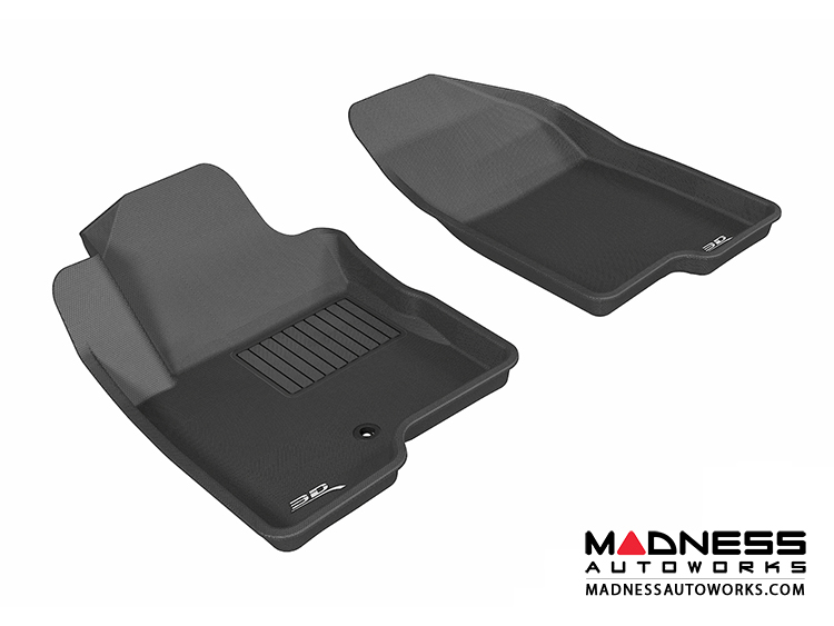 Jeep Compass Floor Mats (Set of 2) - Front - Black by 3D MAXpider